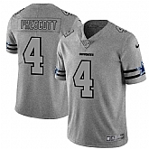 Nike Cowboys 4 Dak Prescott 2019 Gray Gridiron Gray Vapor Untouchable Limited Jersey Dyin,baseball caps,new era cap wholesale,wholesale hats